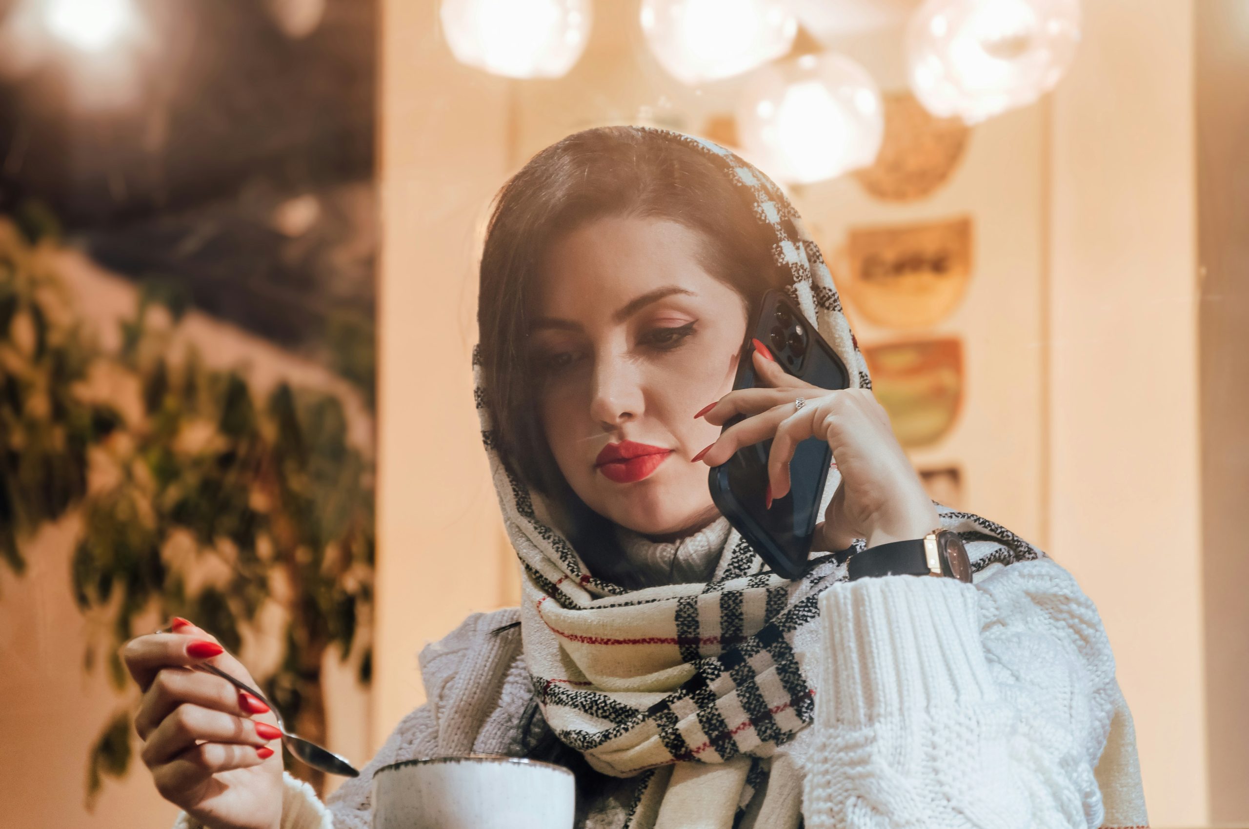 Woman Talking on Phone